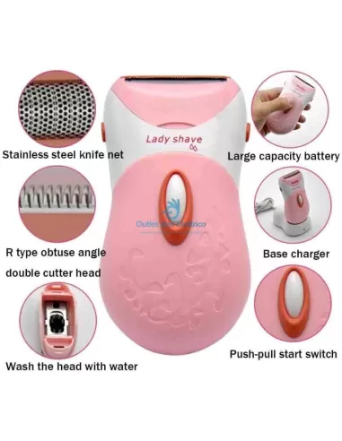 Ideas belleza HX816558 depiladora dama con cable